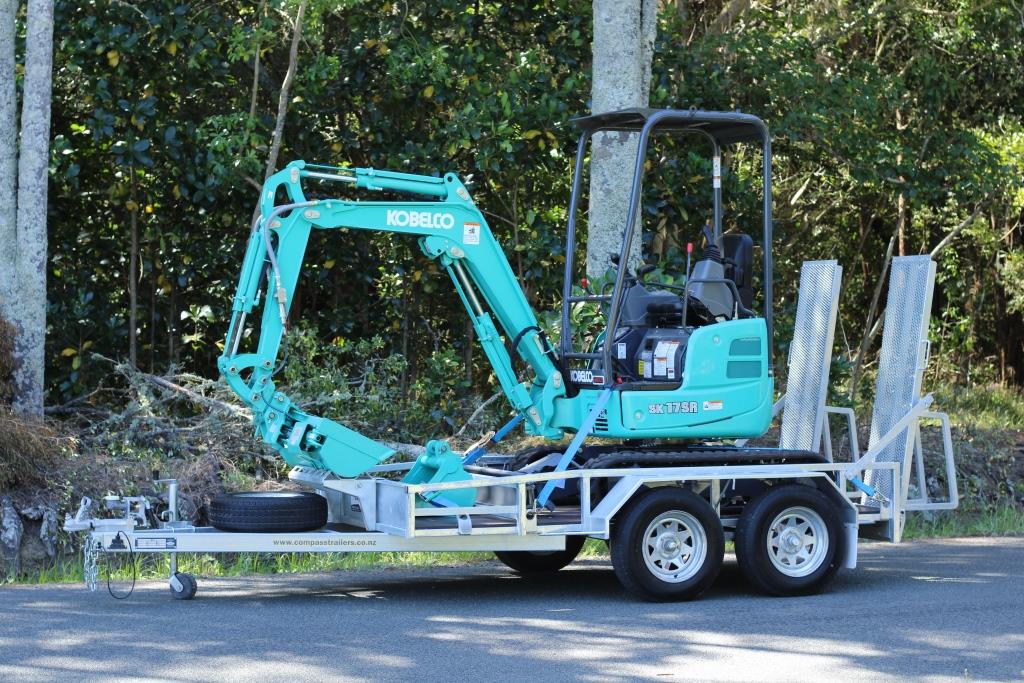 Certified Tandem Digger Trailer 3000x1500MM Hyd. Disc Braked 2500kg