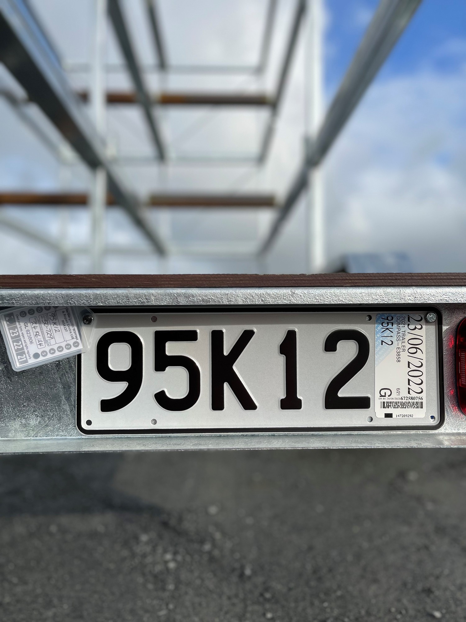 Registration and Warrant of Fitness